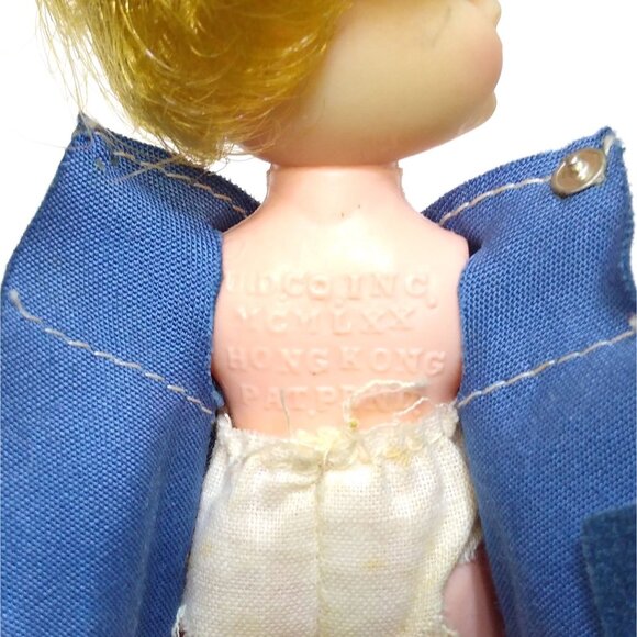 Uneeda Doll 1970s Growing Hair Pull String Mechanism Changeable Clothing RARE - Picture 6 of 11